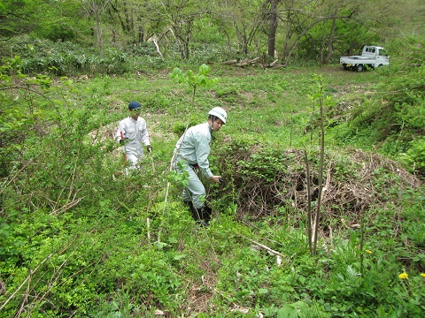 地すべり防止区域点検1