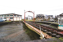 新庄駅機関庫及び転車台の写真