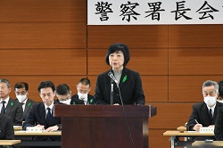 4月26日警察署長会議の様子