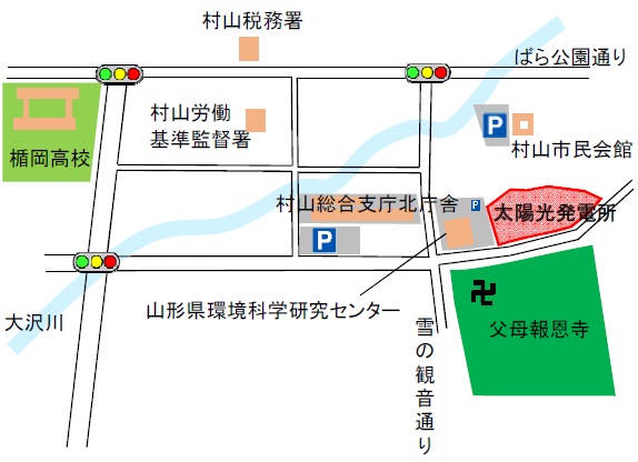 太陽光発電所位置図